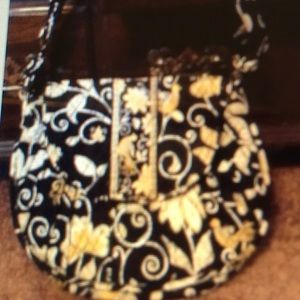 Vera Bradley yellow/black floral